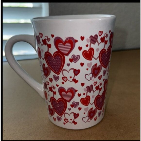 Valentines Day Ceramic Mug Set Of 3 Youre Magical & Be Mine Heart Pattern 12 - Picture 6 of 11